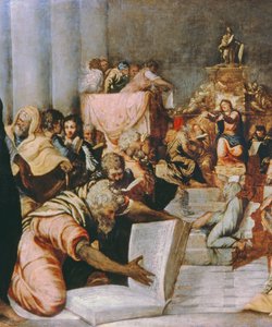 Christus onder de Doktoren, vroege 1540s